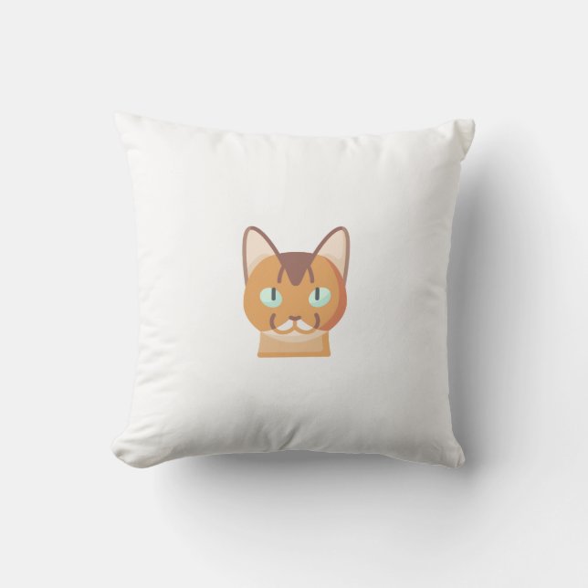 Somalische kat kussen (Voorkant)