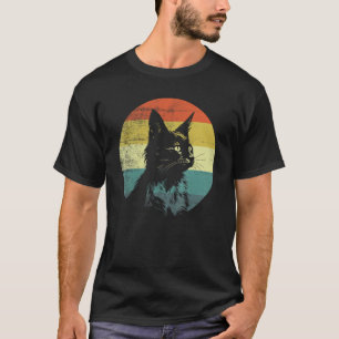 Somalische Kat Retro Vintage Ontwerp T-shirt