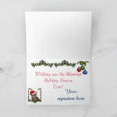 Somalische katten Kerstmis Feestdagen Kaart (Binnen)