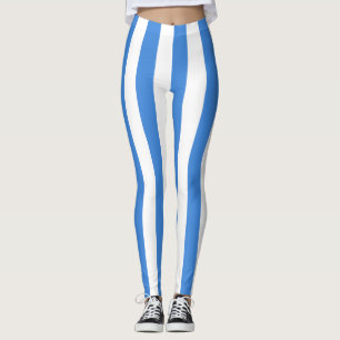 Somalische nationale vlagkleuren Verticaal gestree Leggings