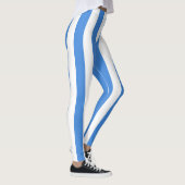 Somalische nationale vlagkleuren Verticaal gestree Leggings (Rechts)