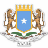 Somalische nationale wapenschild patriottisch sticker (Voorkant)