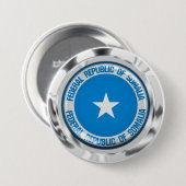 Somalische Ronde Emblem Button 7,6 Cm (Voorkant /achterkant)