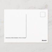 Somalische schapengrazing briefkaart (Achterkant)