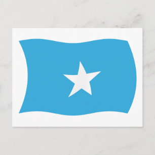 Somalische Vlag Ansichtkaart Briefkaart