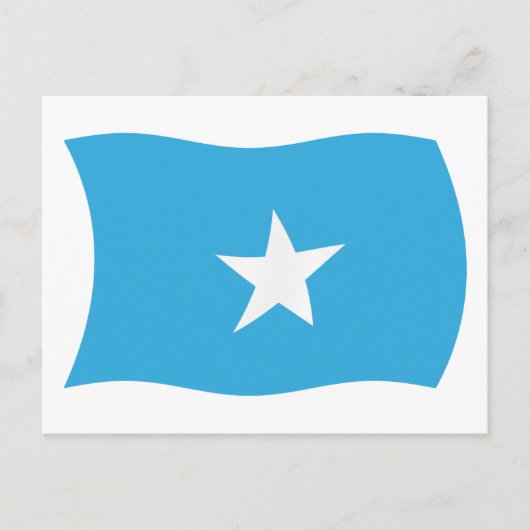 Somalische Vlag Ansichtkaart Briefkaart (Voorkant)
