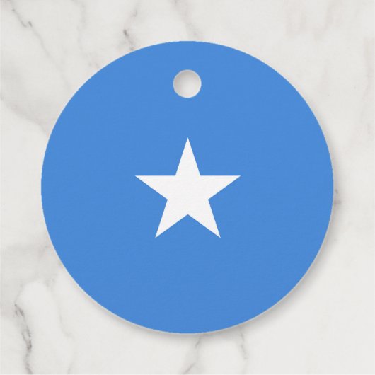 Somalische vlag bedankjes labels (Achterkant)
