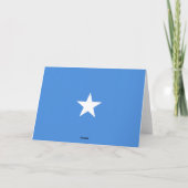Somalische vlag bedankkaart (Achterkant)
