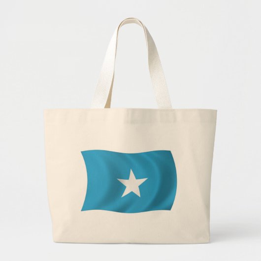Somalische Vlag Boodschappentas Grote Tote Bag (Voorkant)