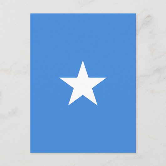 Somalische vlag briefkaart (Voorkant)