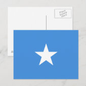 Somalische vlag briefkaart (Voorkant / Achterkant)