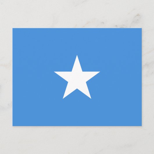 Somalische vlag briefkaart (Voorkant)