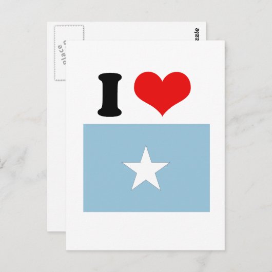 Somalische vlag briefkaart (Voorkant / Achterkant)