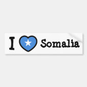 Somalische vlag bumpersticker (Voorkant)