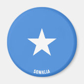 Somalische vlag charmant patriotticum magneet (Voorkant)