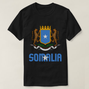 Somalische vlag en wapenschild t-shirt