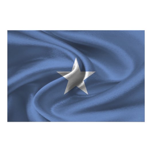Somalische vlag foto afdruk (Voorkant)