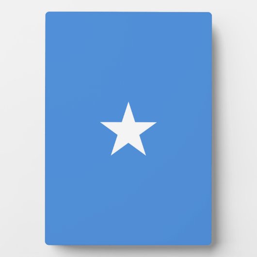 Somalische vlag fotoplaat (voorkant)