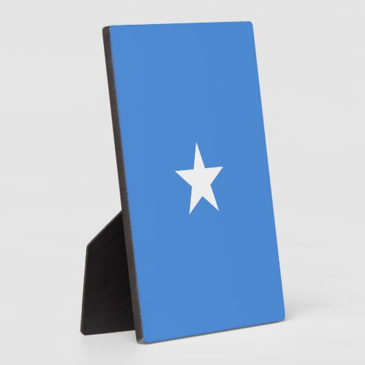Somalische vlag fotoplaat (Zijkant)