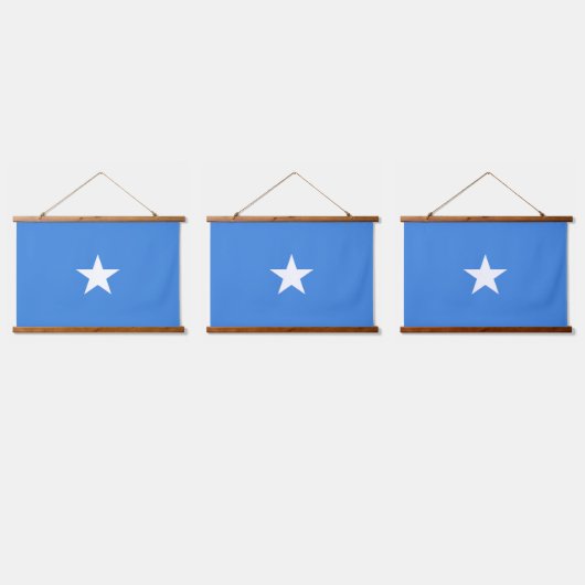 Somalische vlag hangend wandkleed (Driedubbel)