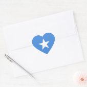 Somalische vlag hart sticker (Envelop)
