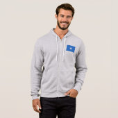 Somalische vlag hoodie (Voorkant volledig)