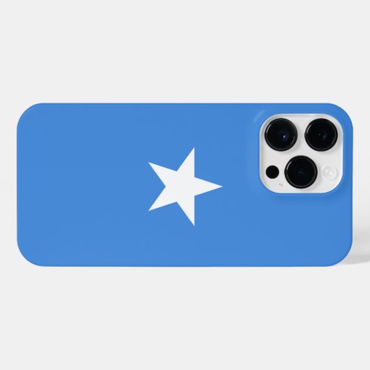 Somalische vlag iPhone hoesje (Achterkant horizontaal)