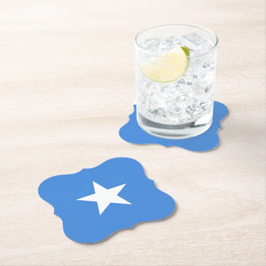 Somalische vlag kartonnen onderzetters (Insitu)