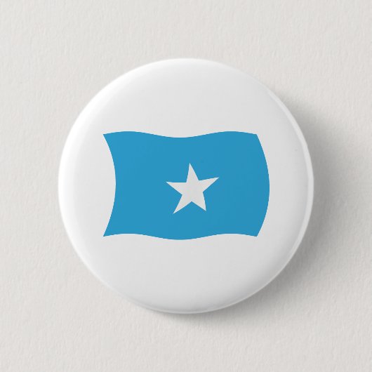 Somalische Vlag Knop Ronde Button 5,7 Cm (Voorkant)