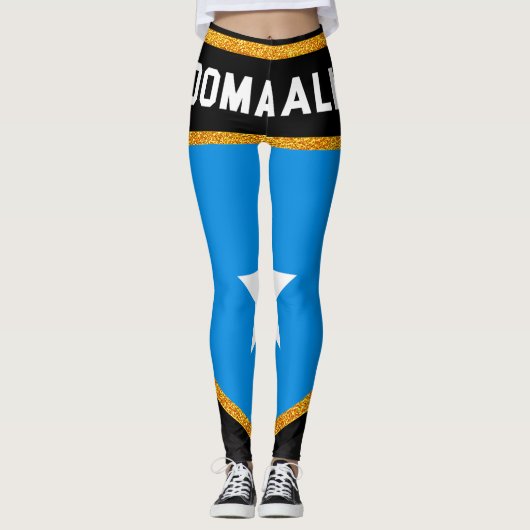 Somalische vlag leggings (Voorkant)