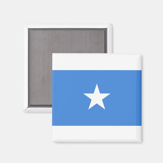 Somalische vlag magneet (Voorkant / Achterkant)