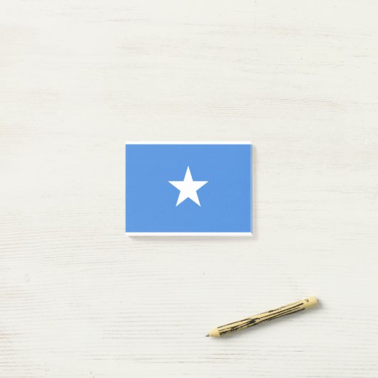 Somalische vlag post-it® notes (Op bureau)