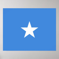 Somalische vlag Poster
