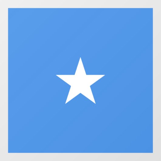 Somalische vlag raamsticker (Vel)