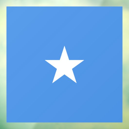 Somalische vlag raamsticker (Vel 3)