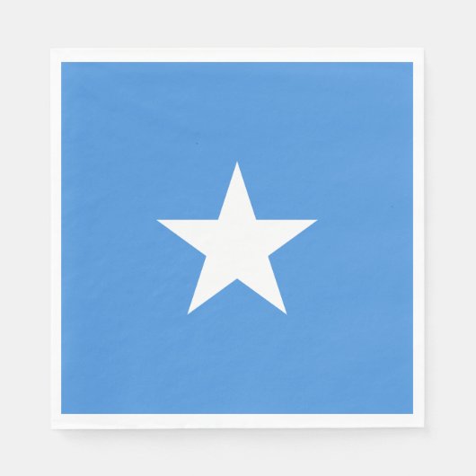 Somalische vlag servet (Voorkant)