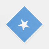 Somalische vlag servet (Hoek)