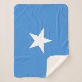 Somalische vlag sherpa deken (Voorkant)