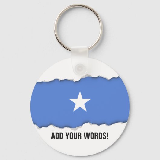 Somalische vlag sleutelhanger (Voorkant)