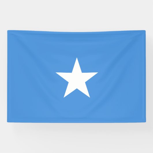 Somalische vlag spandoek (Horizontaal)