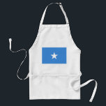 Somalische vlag standaard schort<br><div class="desc">Patriottische vlag van Somalië.</div>