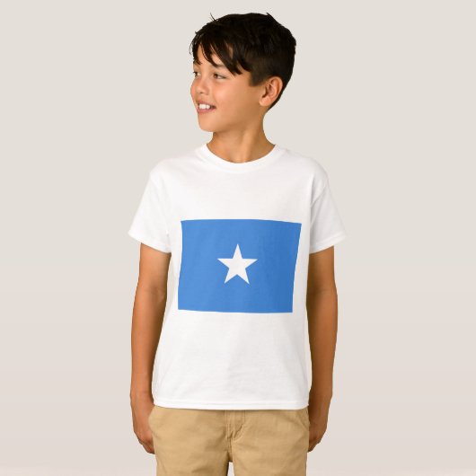 Somalische vlag t-shirt (Voorkant volledig)