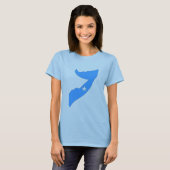 Somalische vlag t-shirt (Voorkant volledig)