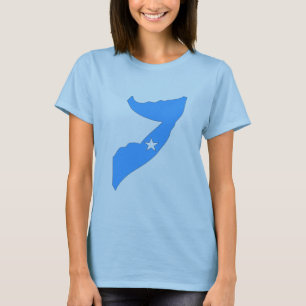 Somalische vlag t-shirt