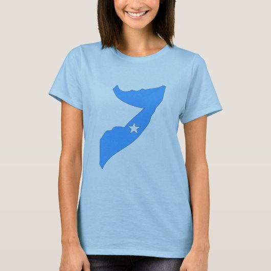 Somalische vlag t-shirt (Voorkant)