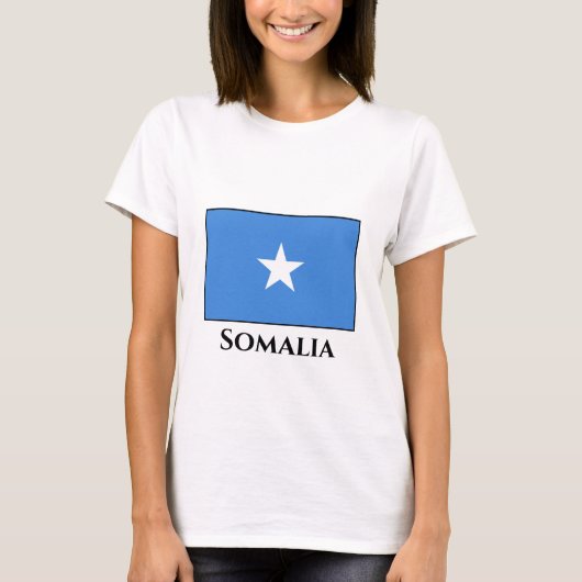 Somalische vlag t-shirt (Voorkant)