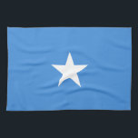 Somalische vlag theedoek<br><div class="desc">Patriottische vlag van Somalië.</div>