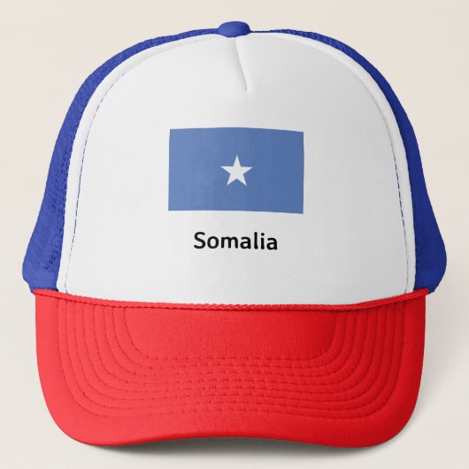 Somalische vlag trucker pet (Voorkant)