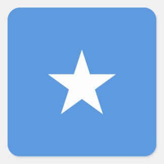 Somalische vlag vierkante sticker