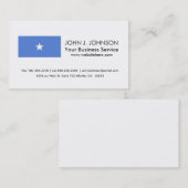 Somalische vlag visitekaartje (Voorkant / Achterkant)